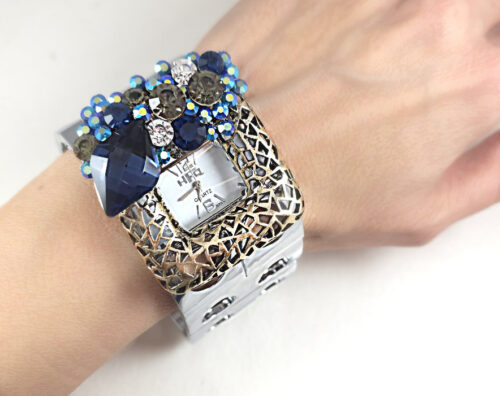 Гривна – часовник от серия “Кралска ракла“ и с ръчна декорация ВИЛЕРЖЕ / 2187